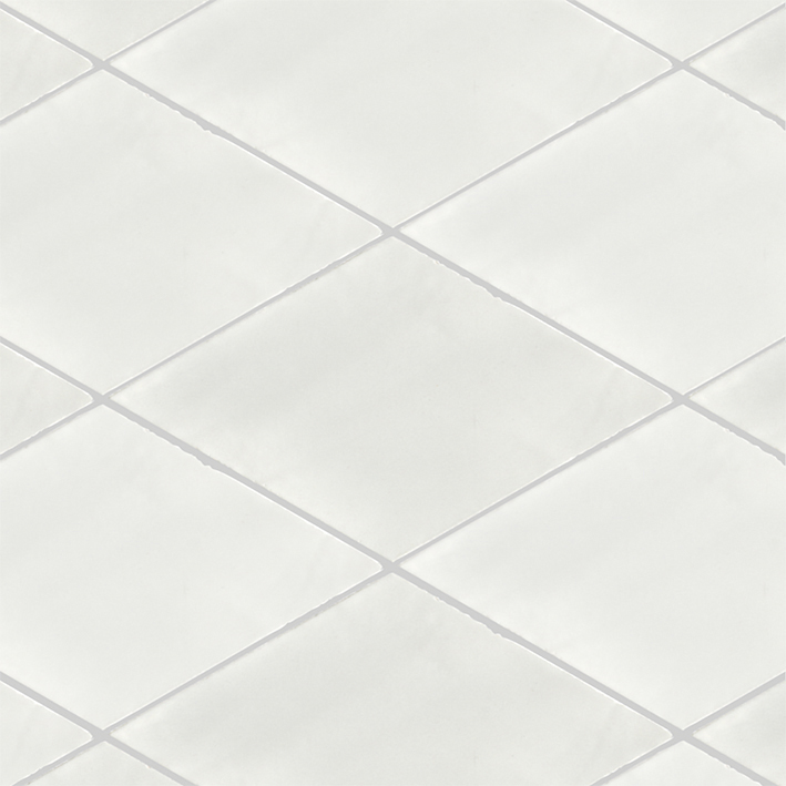 RHOMBUS WHITE GLOSSY 6"X11" | Fontile Kitchen & Bath