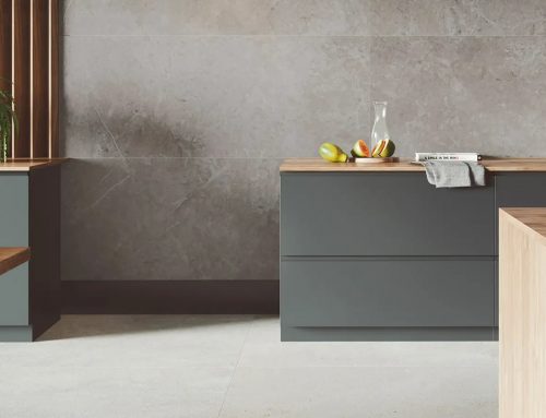 Placement joints as a decorative element on ceramic floor and wall tiles
